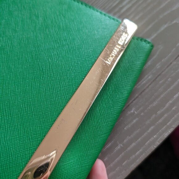 Kelly Green Michael Kors Clutch / Shoulder / Evening Bag - Picture 3 of 7